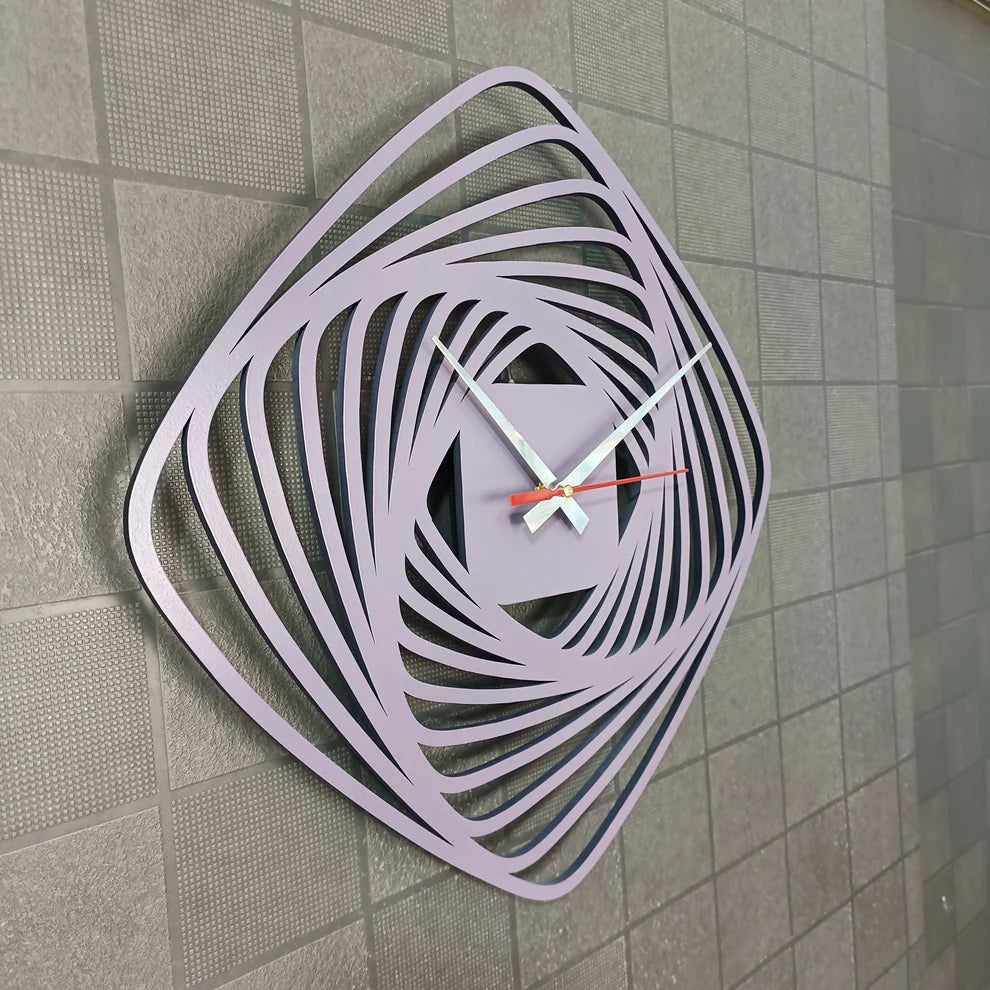 Modern Abstract Vortex Wall Clock – Unique Spiral Design for Stylish Spaces