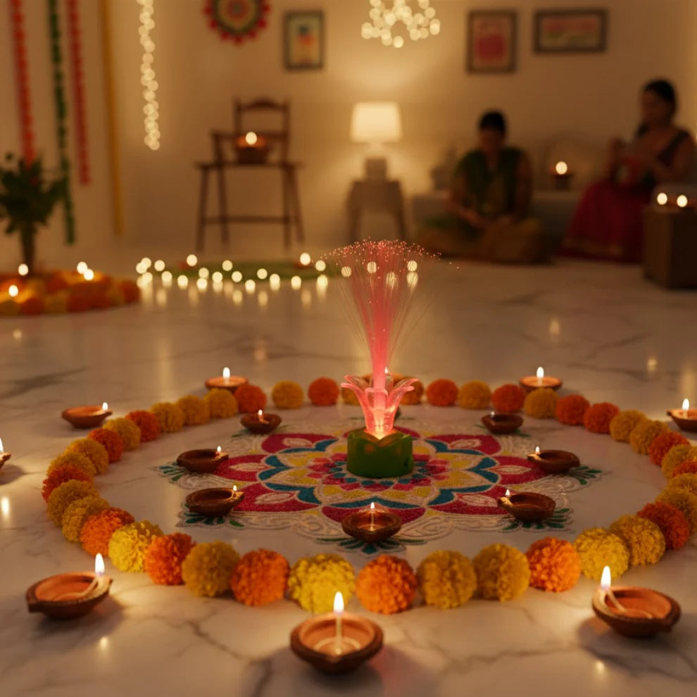 LED Candlelight – Vibrant Multicolor Decorative Light