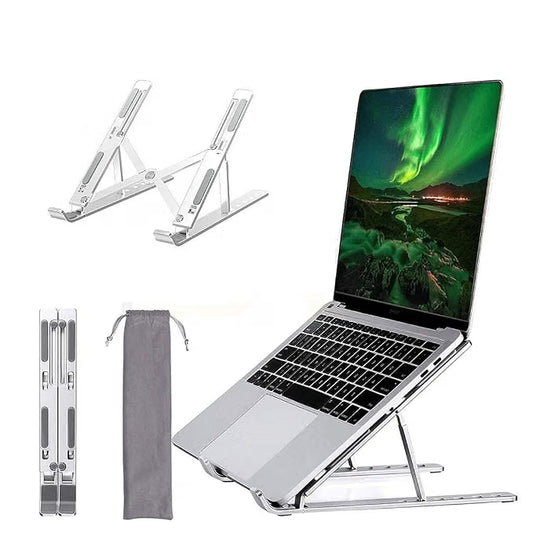 Premium Adjustable Aluminum Laptop Stand | Foldable Ergonomic Laptop Holder