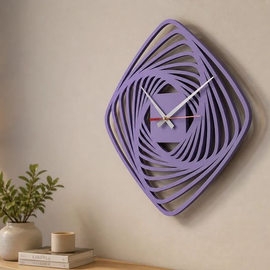 Modern Abstract Vortex Wall Clock – Unique Spiral Design for Stylish Spaces