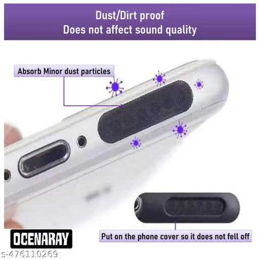 Speaker Dust Protector for Android & iPhone (10 Long & 10 Short Pcs)
