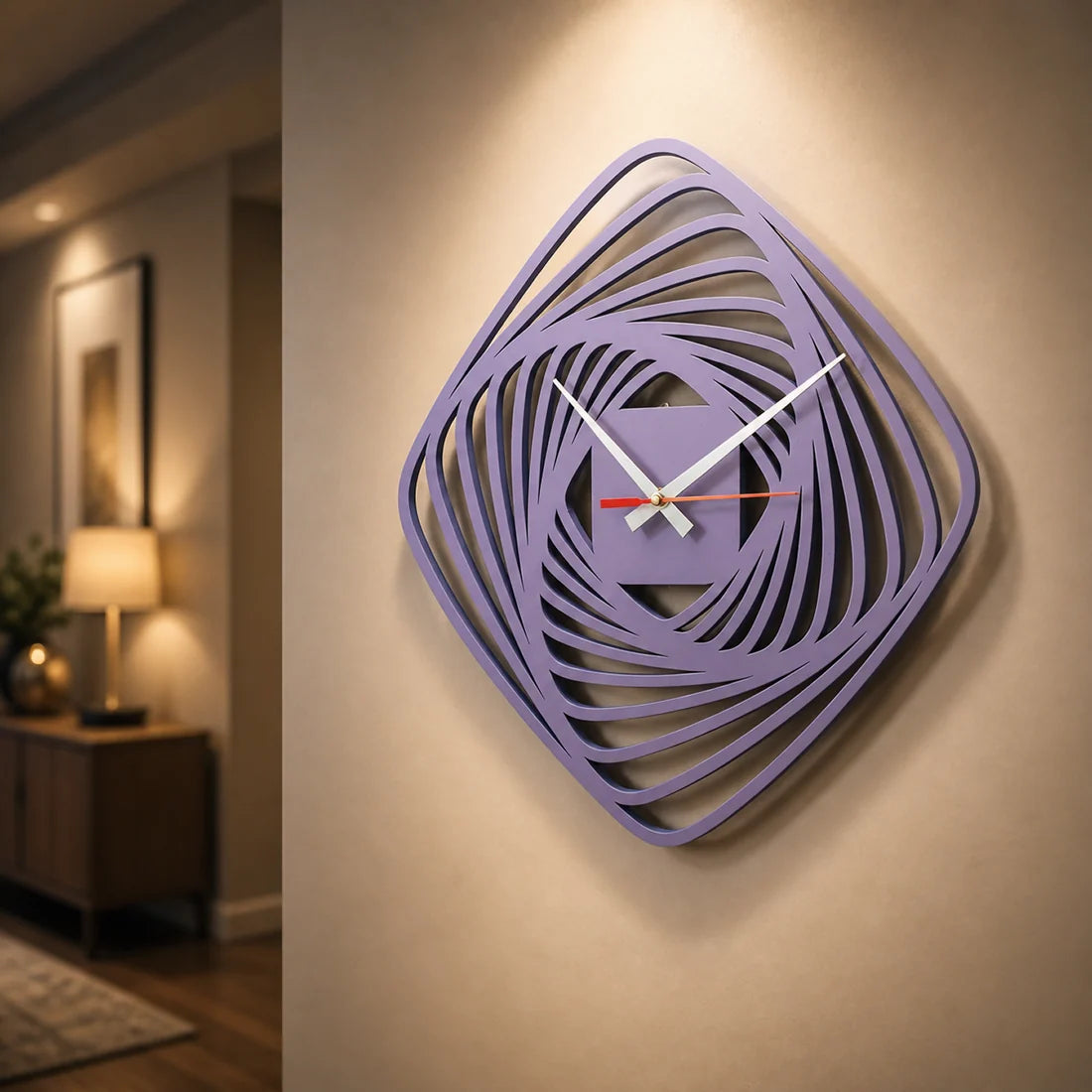 Modern Abstract Vortex Wall Clock – Unique Spiral Design for Stylish Spaces