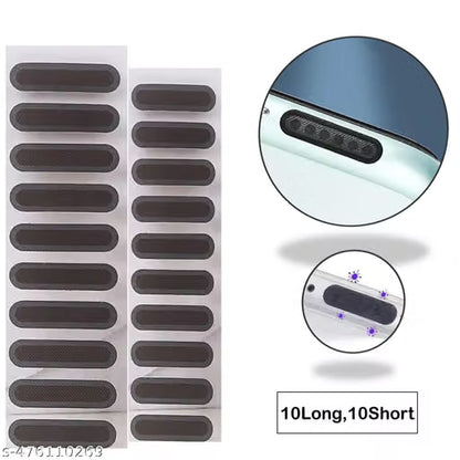 Speaker Dust Protector for Android & iPhone (10 Long & 10 Short Pcs)